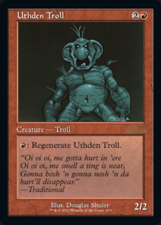 Uthden Troll (Retro) [30th Anniversary Edition] | Gate City Games LLC