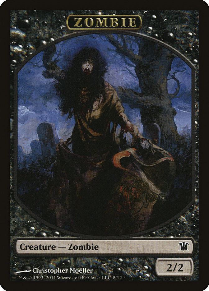 Zombie Token (8/12) [Innistrad Tokens] | Gate City Games LLC