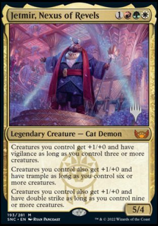Jetmir, Nexus of Revels (Promo Pack) [Streets of New Capenna Promos] | Gate City Games LLC