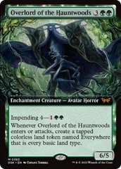 Overlord of the Hauntwoods (Extended Art) [Duskmourn: House of Horror] | Gate City Games LLC