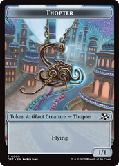 Thopter (0009) // Treasure Double-Sided Token [Aetherdrift Tokens] | Gate City Games LLC