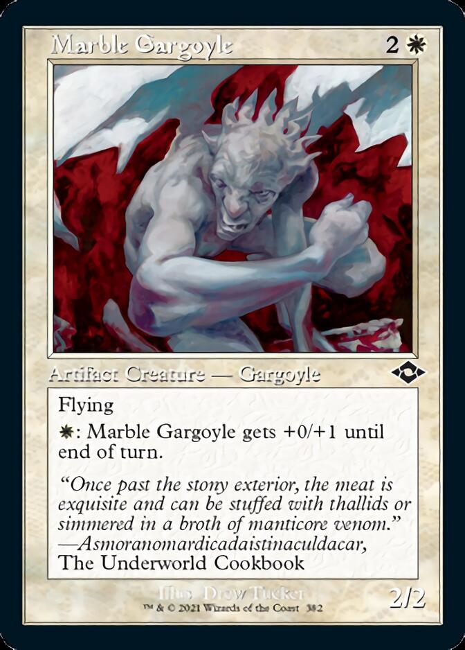 Marble Gargoyle (Retro Foil Etched) [Modern Horizons 2] | Gate City Games LLC