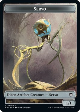 Myr // Servo Double-Sided Token [The Brothers' War Commander Tokens] | Gate City Games LLC