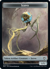 Myr // Servo Double-Sided Token [The Brothers' War Commander Tokens] | Gate City Games LLC