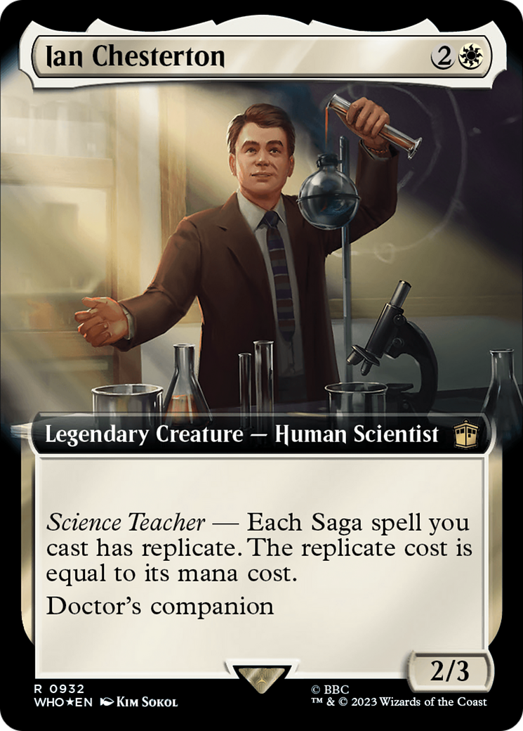 Ian Chesterton (Extended Art) (Surge Foil) [Doctor Who] | Gate City Games LLC