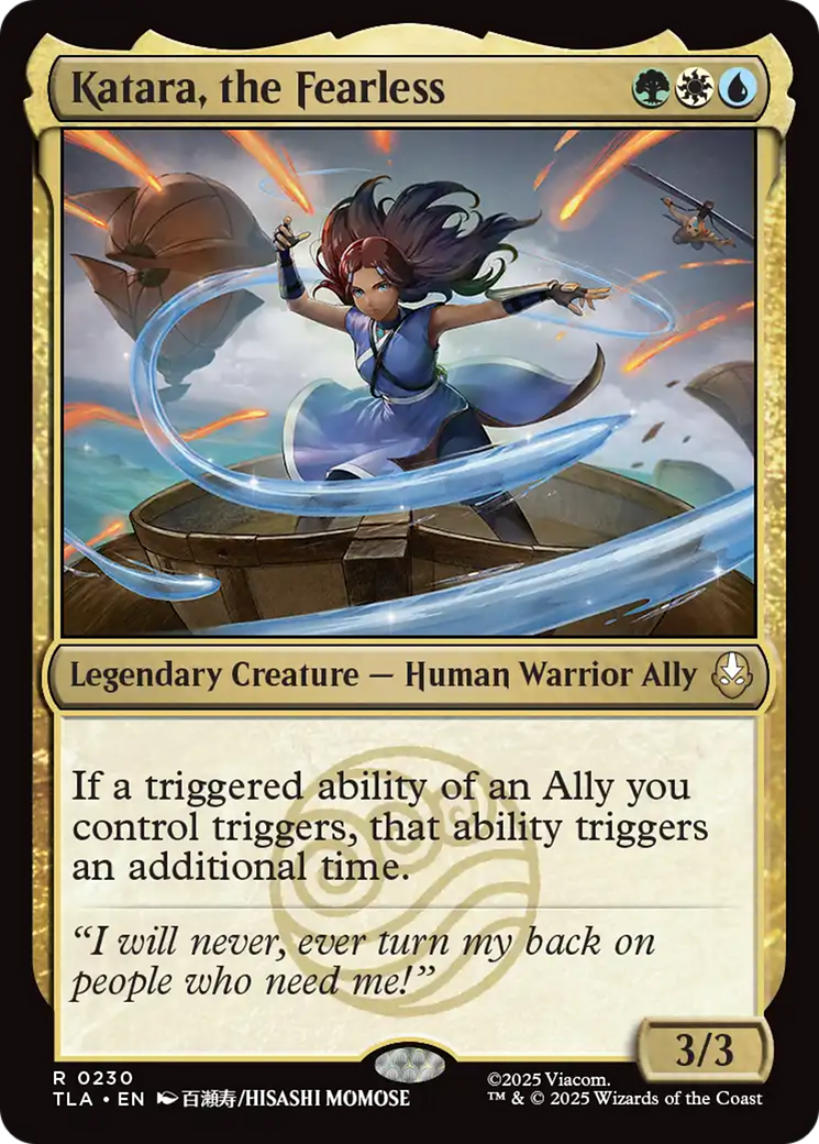 Katara, the Fearless [Avatar: The Last Airbender] | Gate City Games LLC