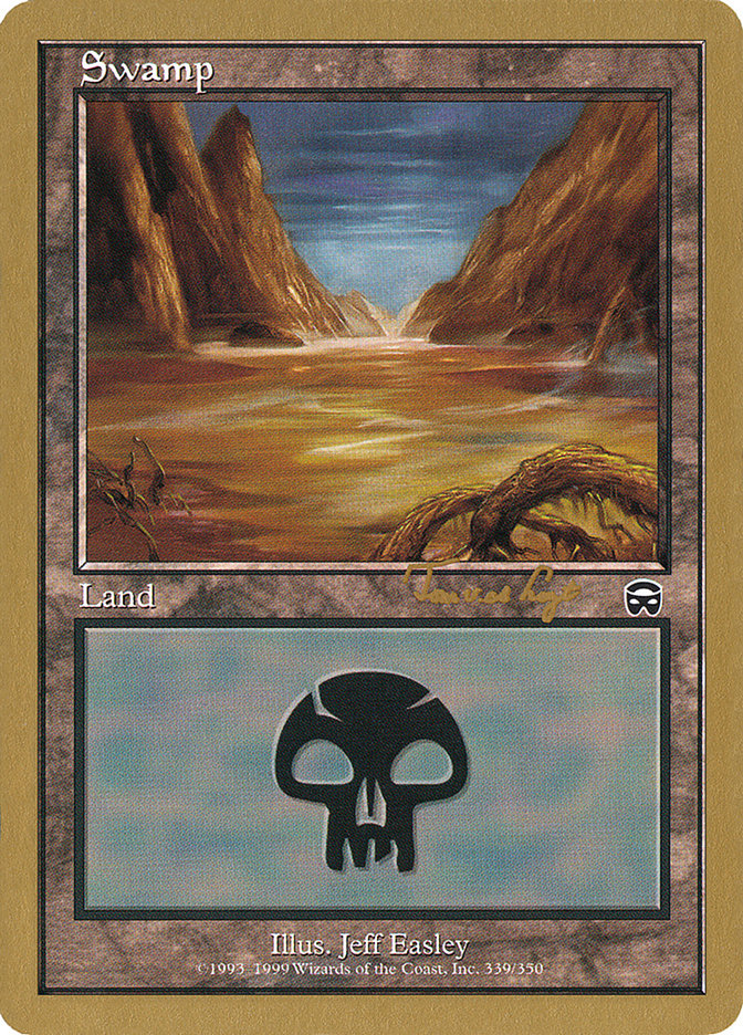Swamp (tvdl339a) (Tom van de Logt) [World Championship Decks 2001] | Gate City Games LLC