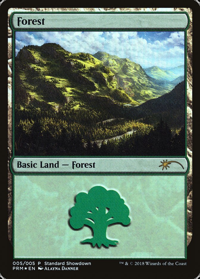 Forest (Alayna Danner) [Standard Showdown Promos] | Gate City Games LLC