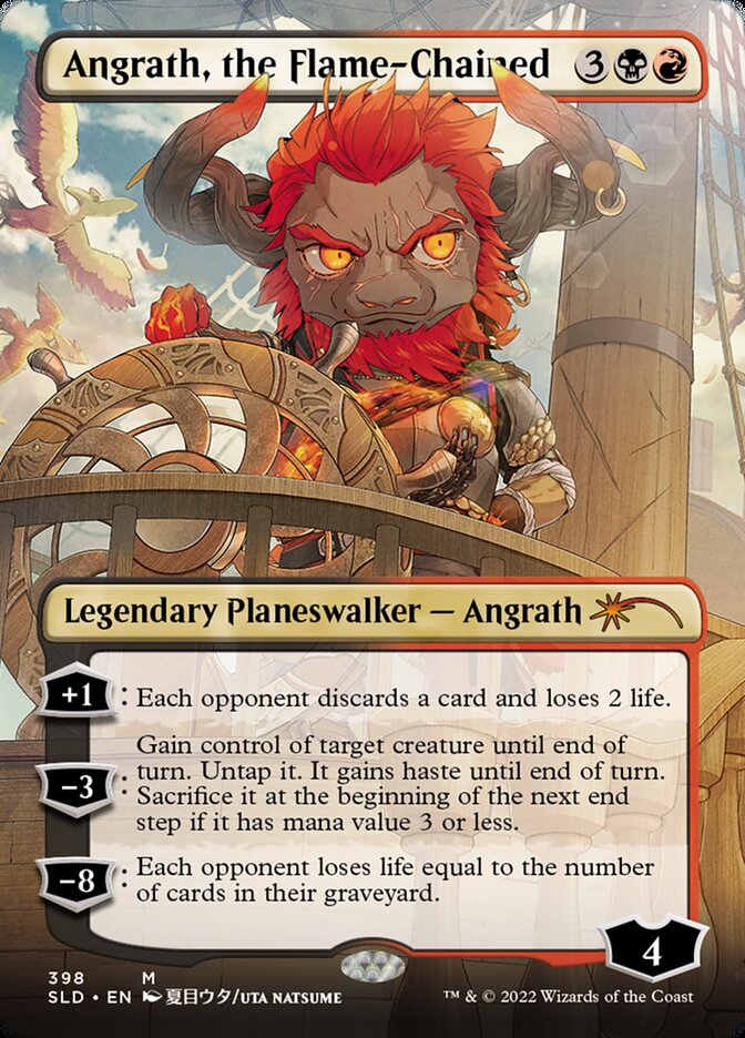 Angrath, the Flame-Chained (Borderless) [Secret Lair Drop Series] | Gate City Games LLC