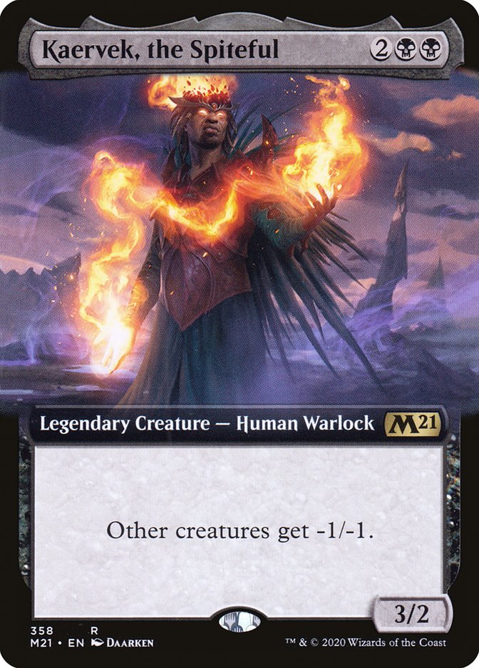 Kaervek, the Spiteful (Extended Art) [Core Set 2021] | Gate City Games LLC