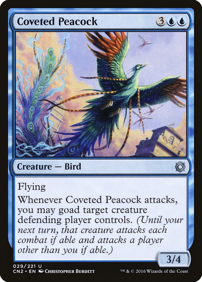 Coveted Peacock [Conspiracy: Take the Crown] | Gate City Games LLC