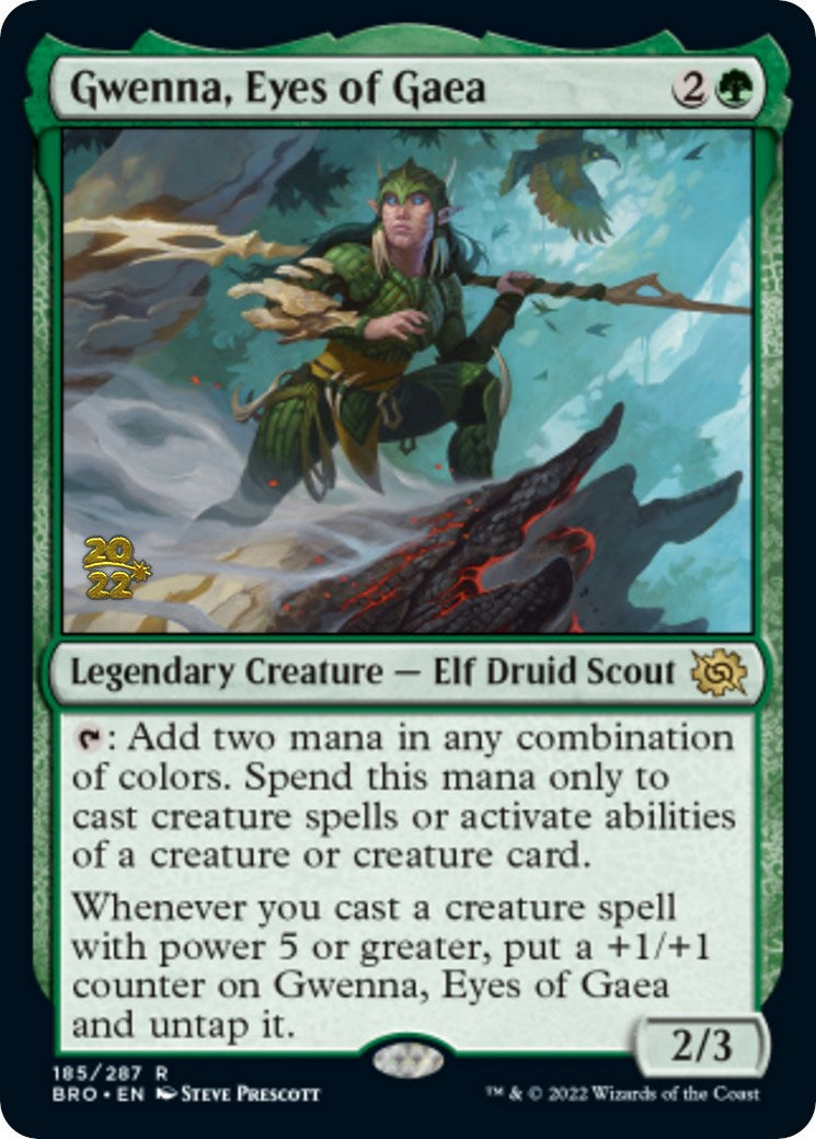 Gwenna, Eyes of Gaea [The Brothers' War Prerelease Promos] | Gate City Games LLC