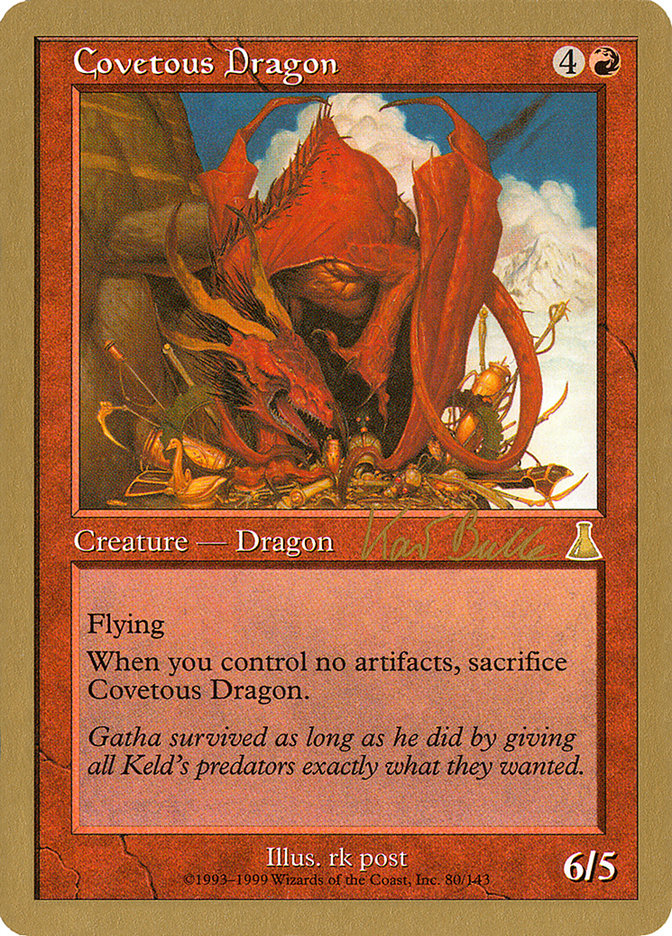 Covetous Dragon (Kai Budde) [World Championship Decks 1999] | Gate City Games LLC