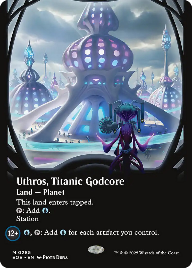 Uthros, Titanic Godcore (Borderless) [Edge of Eternities] | Gate City Games LLC