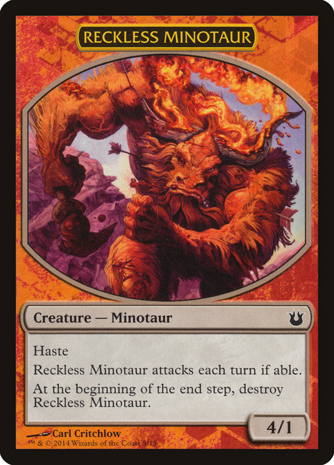 Reckless Minotaur [Born of the Gods Battle the Horde] | Gate City Games LLC