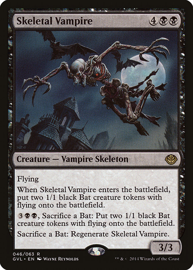Skeletal Vampire (Garruk vs. Liliana) [Duel Decks Anthology] | Gate City Games LLC
