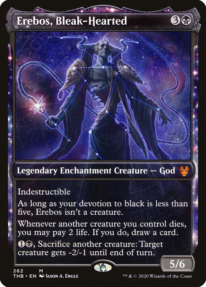 Erebos, Bleak-Hearted (Showcase) [Theros Beyond Death] | Gate City Games LLC