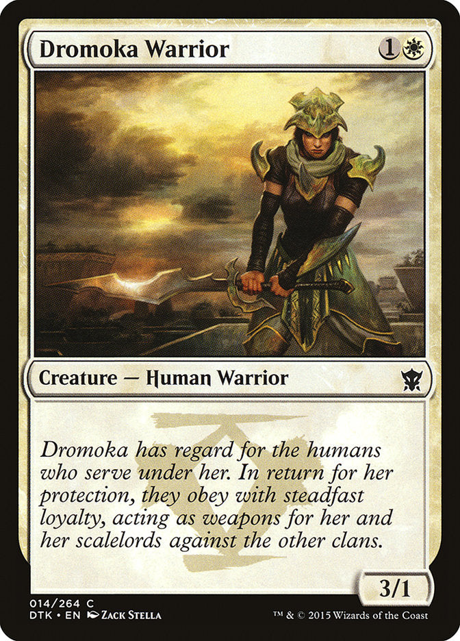 Dromoka Warrior [Dragons of Tarkir] | Gate City Games LLC