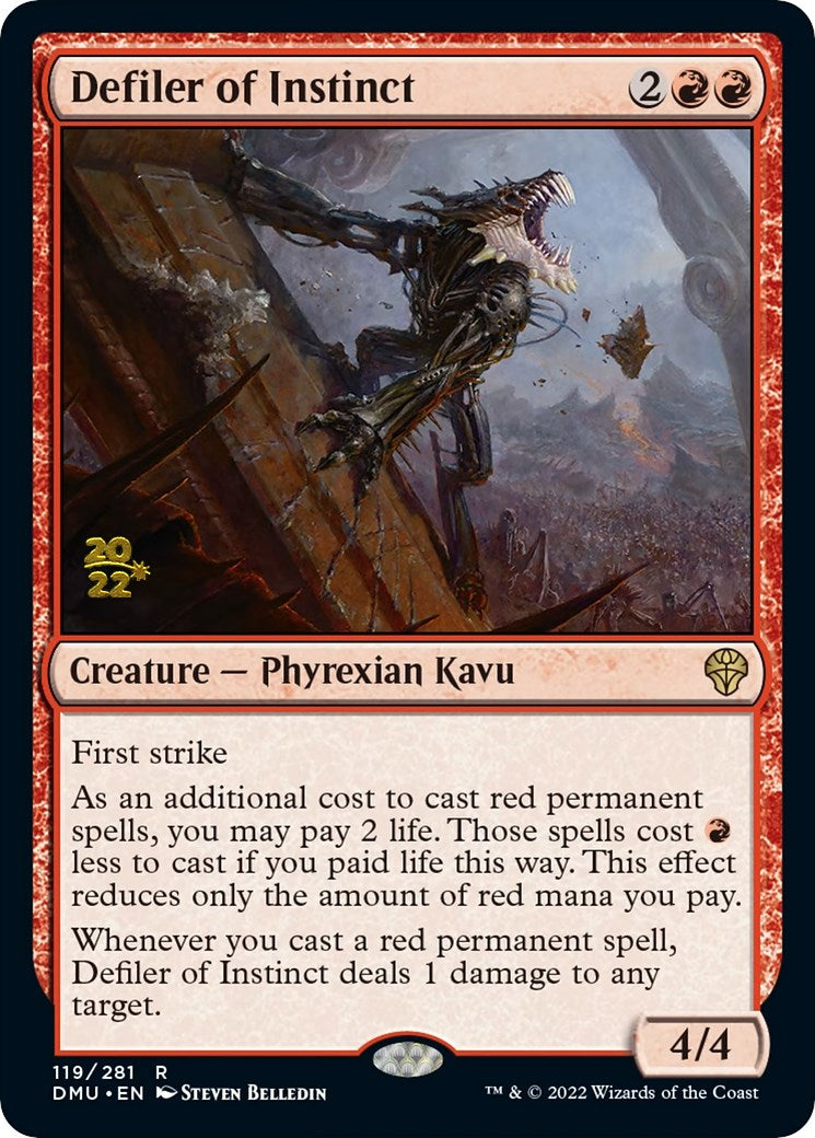 Defiler of Instinct [Dominaria United Prerelease Promos] | Gate City Games LLC