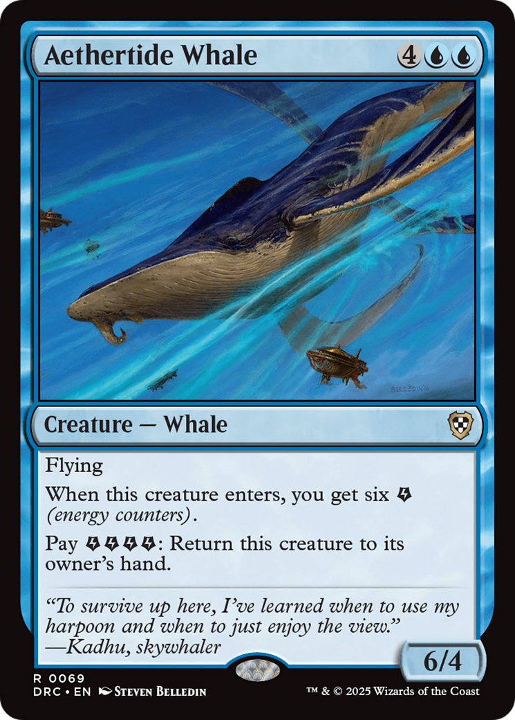 Aethertide Whale [Aetherdrift Commander] | Gate City Games LLC