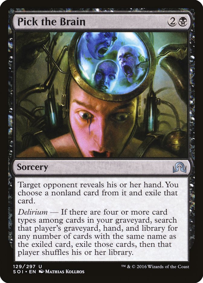 Pick the Brain [Shadows over Innistrad] | Gate City Games LLC
