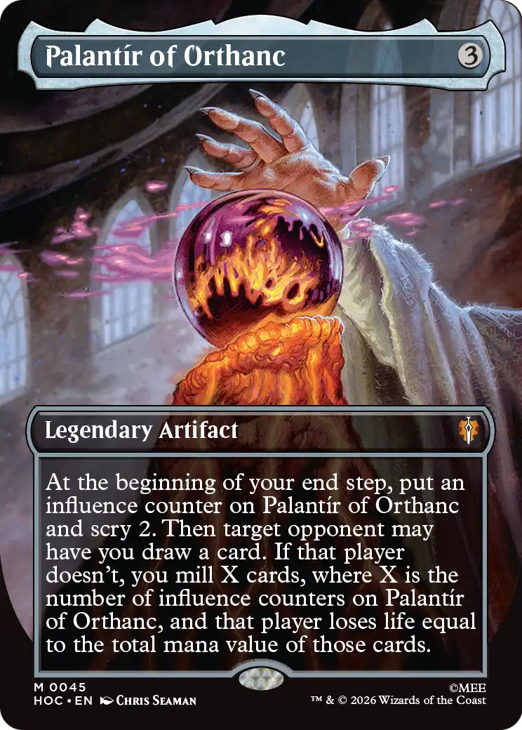 Palantir of Orthanc (Borderless) [The Hobbit: Eternal-Legal] | Gate City Games LLC