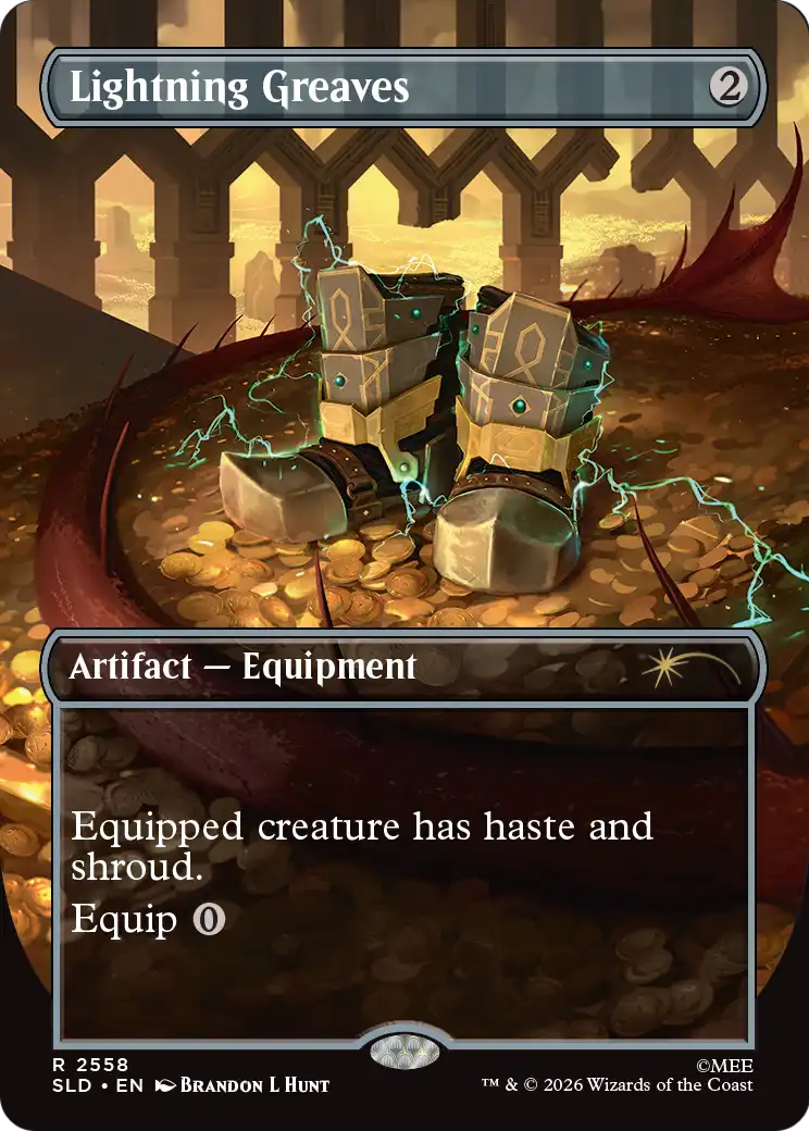 Lightning Greaves (2558) [Secret Lair Drop Series] | Gate City Games LLC