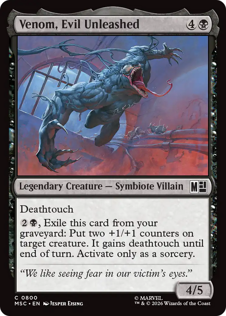 Venom, Evil Unleashed [Marvel Super Heroes Commander] | Gate City Games LLC