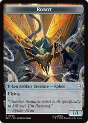 Food // Robot Double-Sided Token [Marvel's Spider-Man Tokens] | Gate City Games LLC