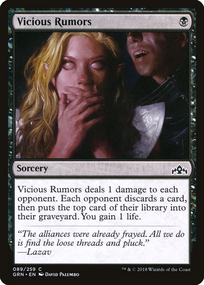 Vicious Rumors [Guilds of Ravnica] | Gate City Games LLC