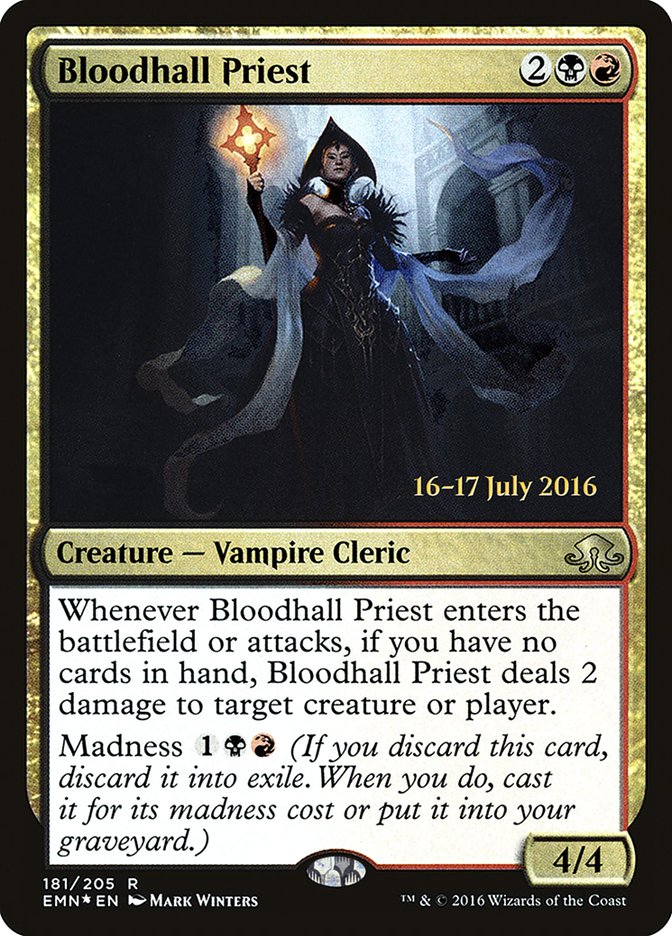 Bloodhall Priest [Eldritch Moon Prerelease Promos] | Gate City Games LLC
