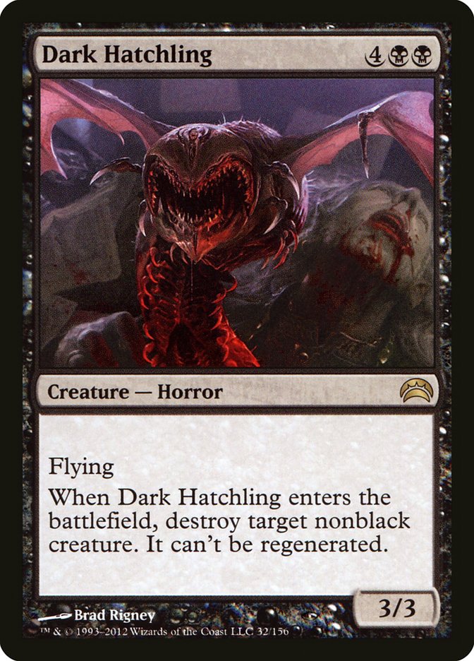 Dark Hatchling [Planechase 2012] | Gate City Games LLC