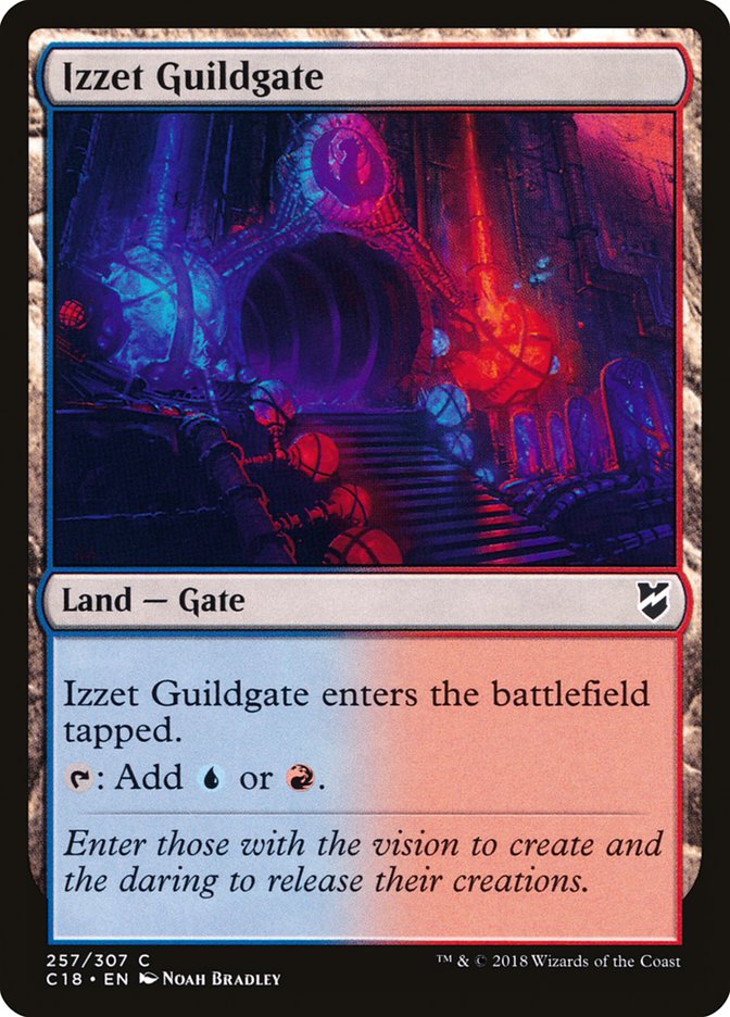 Izzet Guildgate [Commander 2018] | Gate City Games LLC
