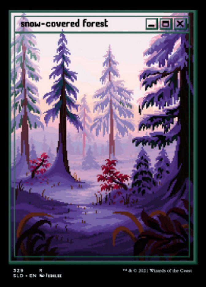 Snow-Covered Forest (329) [Secret Lair Drop Series] | Gate City Games LLC