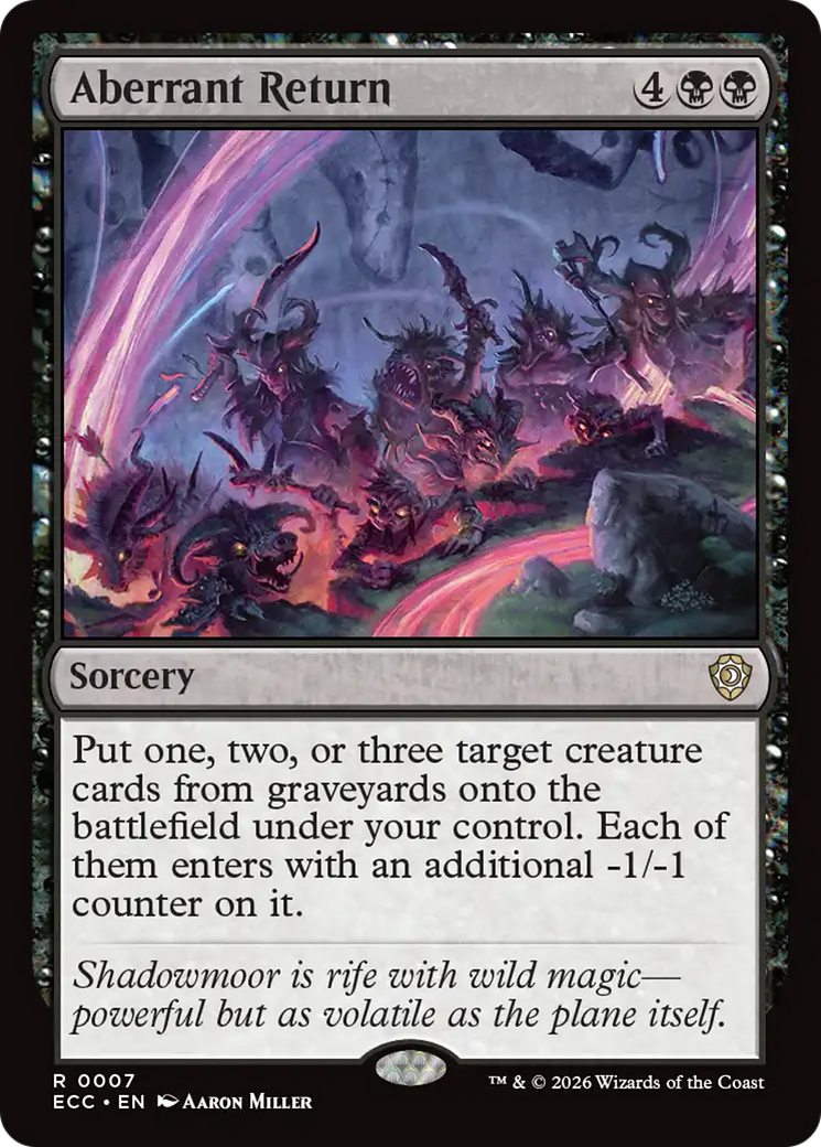 Aberrant Return [Lorwyn Eclipsed Commander] | Gate City Games LLC