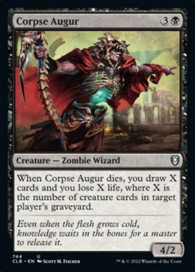 Corpse Augur [Commander Legends: Battle for Baldur's Gate] | Gate City Games LLC