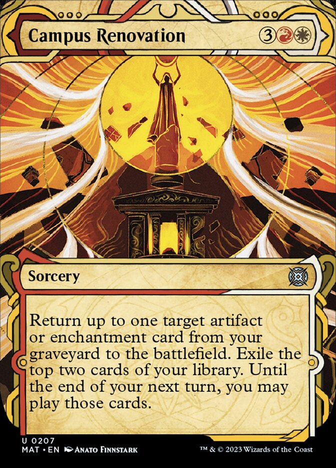 Campus Renovation (Showcase Halo Foil) [March of the Machine: The Aftermath] | Gate City Games LLC