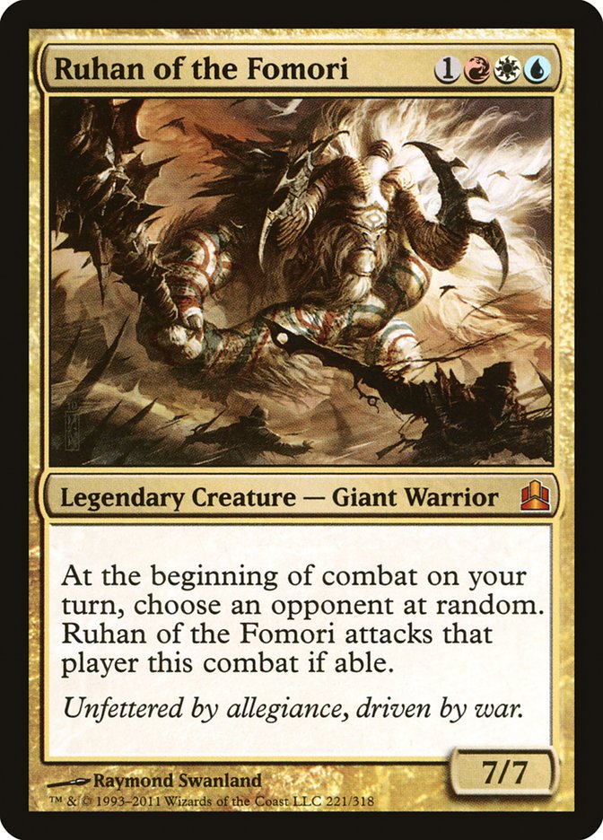 Ruhan of the Fomori [Commander 2011] | Gate City Games LLC