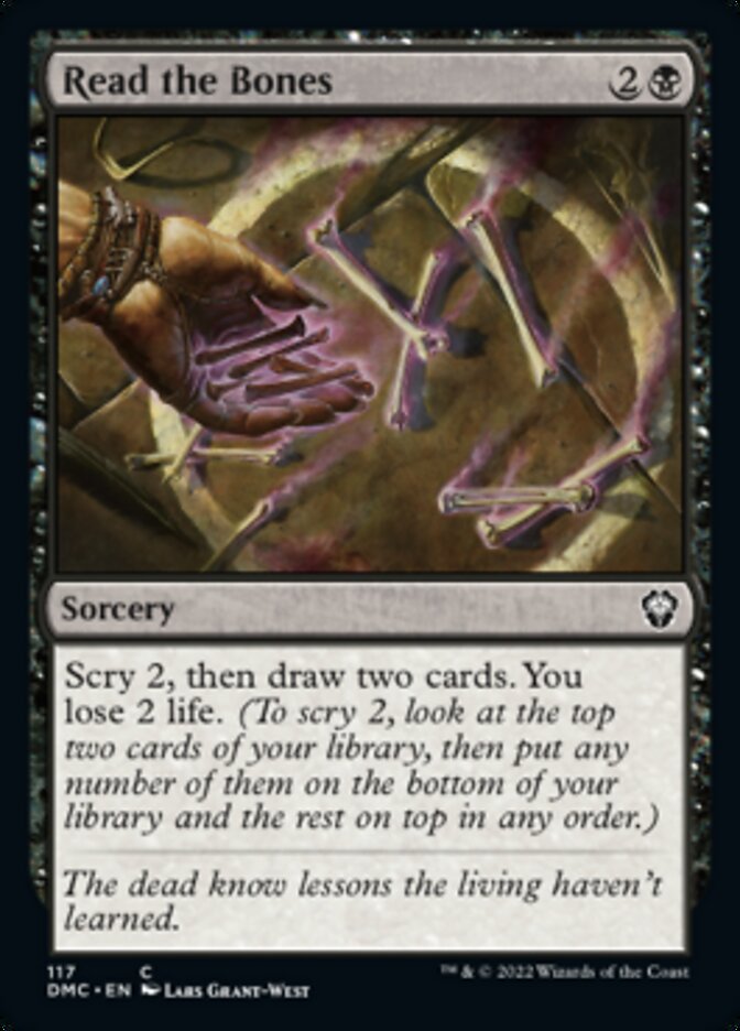Read the Bones [Dominaria United Commander] | Gate City Games LLC