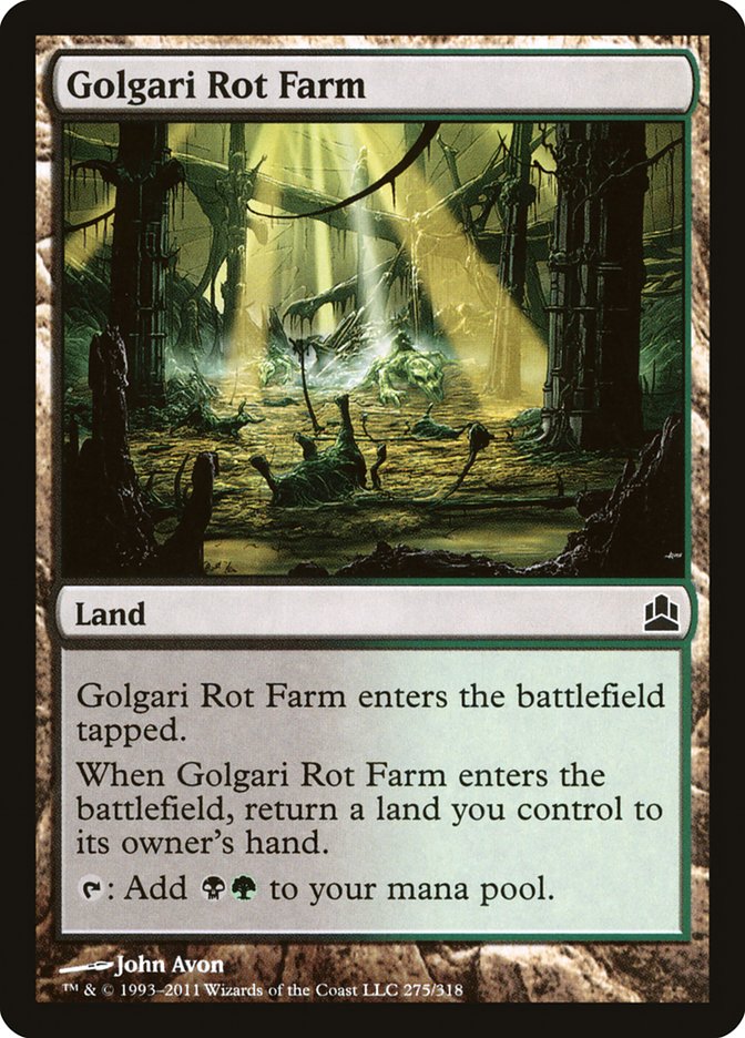 Golgari Rot Farm [Commander 2011] | Gate City Games LLC