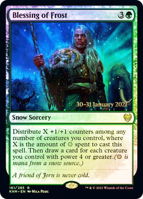 Blessing of Frost [Kaldheim Prerelease Promos] | Gate City Games LLC