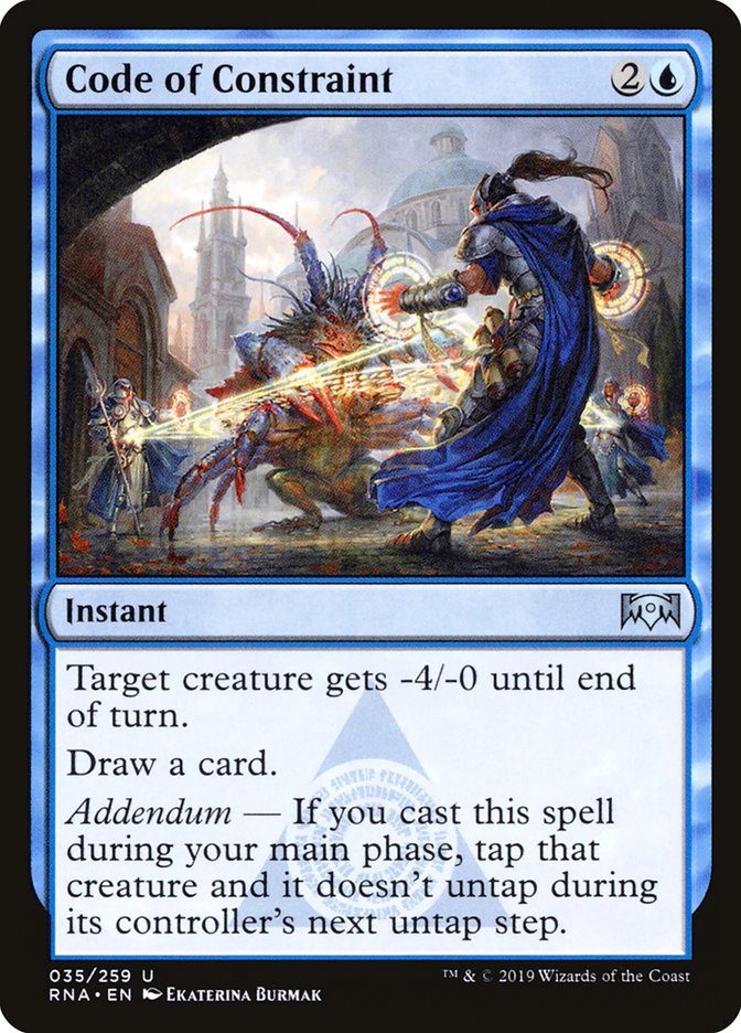 Code of Constraint [Ravnica Allegiance] | Gate City Games LLC