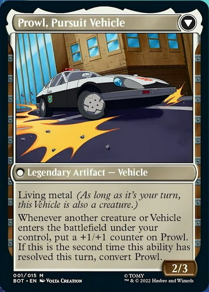 Prowl, Stoic Strategist // Prowl, Pursuit Vehicle [Transformers] | Gate City Games LLC