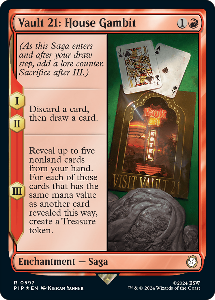 Vault 21: House Gambit (Surge Foil) [Fallout] | Gate City Games LLC