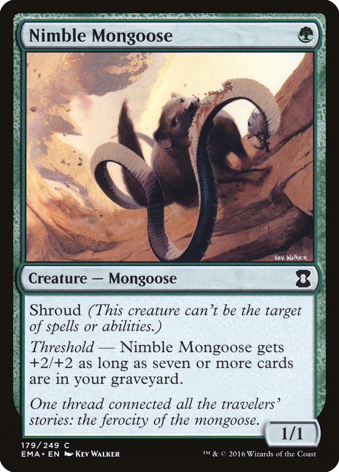 Nimble Mongoose [Eternal Masters] | Gate City Games LLC