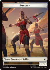 Copy // Soldier Double-Sided Token (Surge Foil) [Marvel Super Heroes Commander Tokens] | Gate City Games LLC