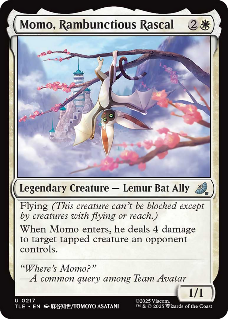 Momo, Rambunctious Rascal [Avatar: The Last Airbender: Eternal-Legal] | Gate City Games LLC