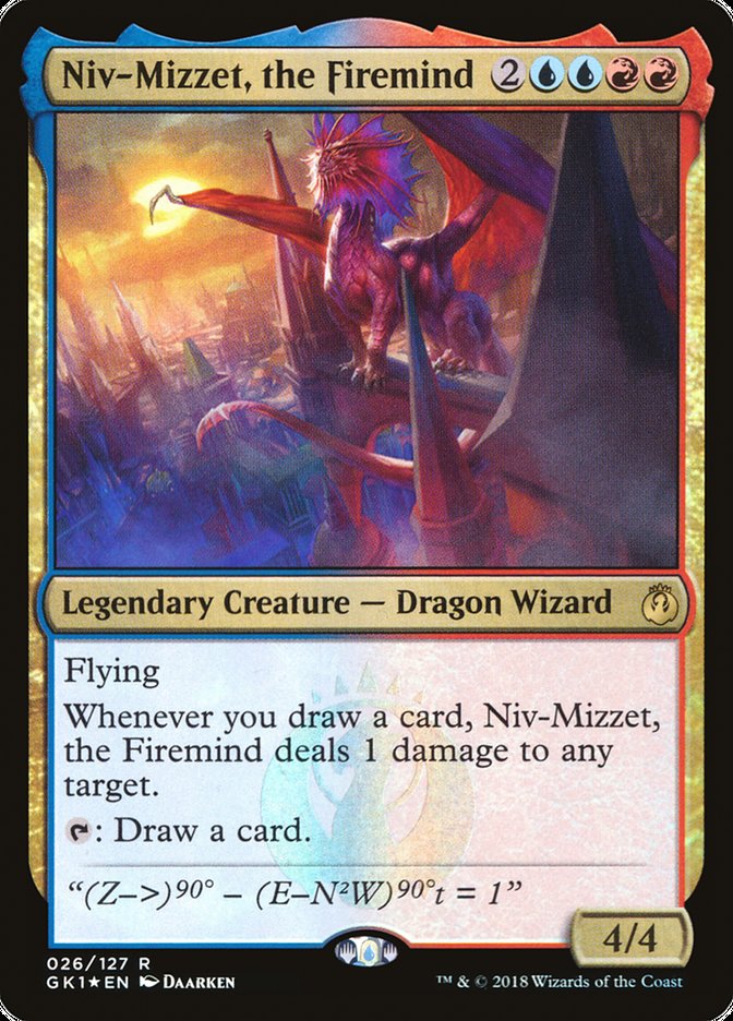 Niv-Mizzet, the Firemind [Guilds of Ravnica Guild Kit] | Gate City Games LLC