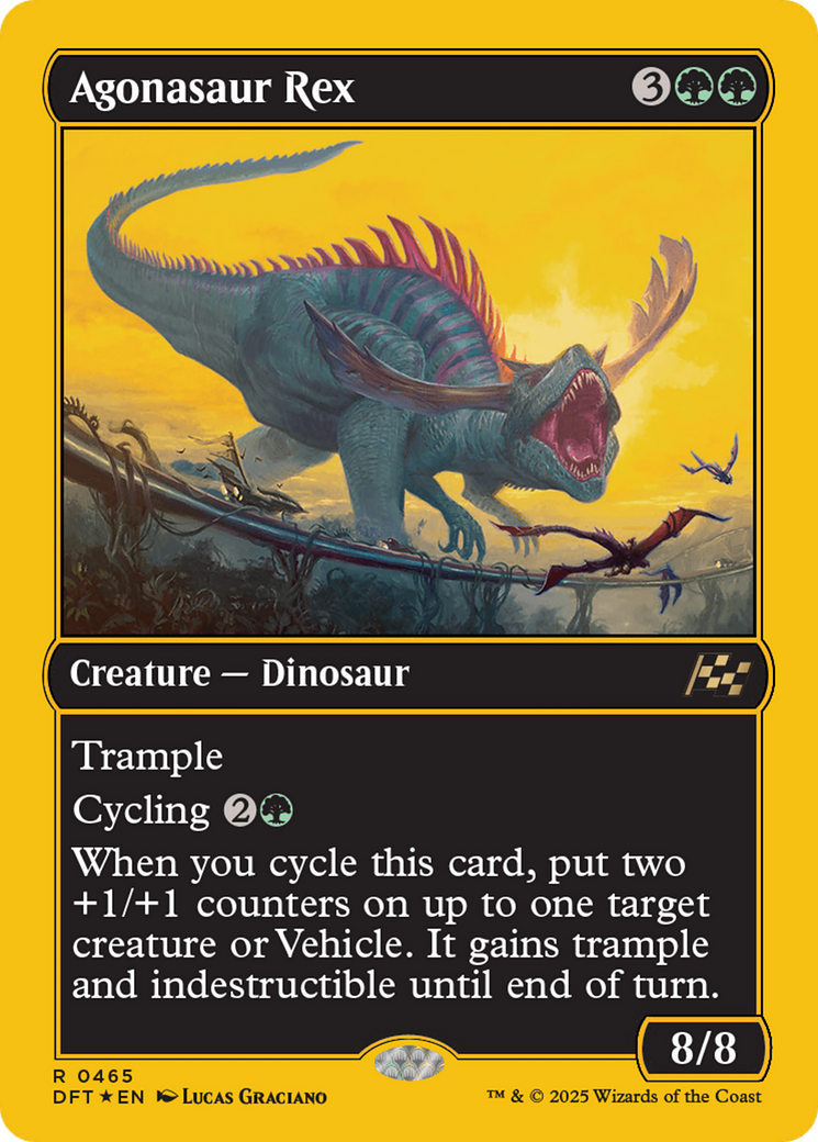 Agonasaur Rex (First-Place Foil) [Aetherdrift] | Gate City Games LLC