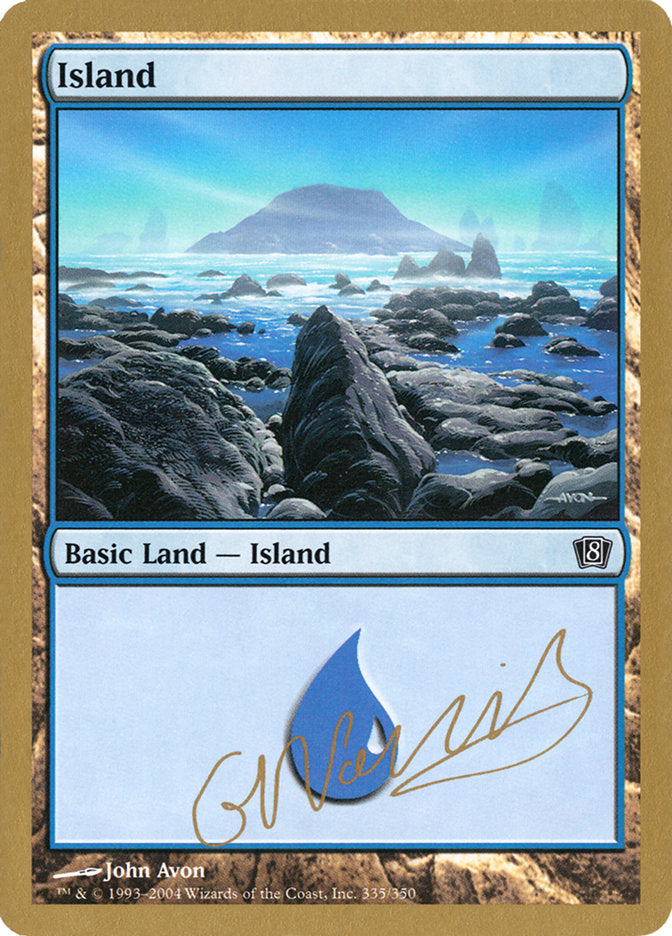 Island (gn335) (Gabriel Nassif) [World Championship Decks 2004] | Gate City Games LLC